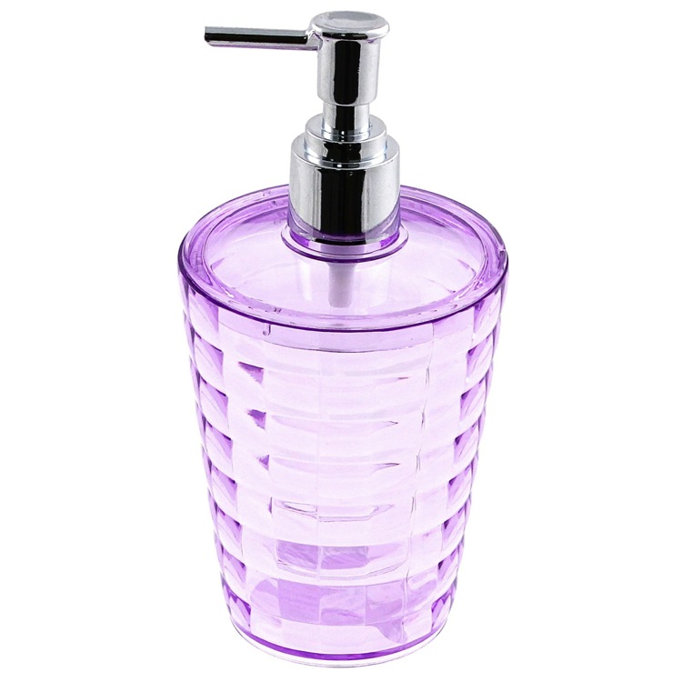Gedy GL80-79 Round Lilac Soap Dispenser
